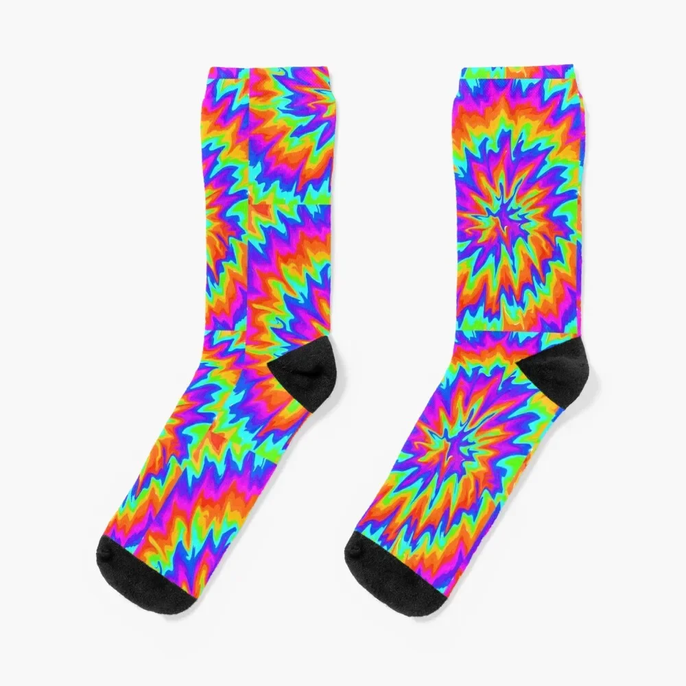 

Tie dye Socks funny gifts winter thermal custom Socks For Women Men's