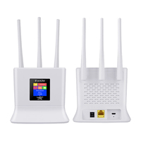 TIANJIE CPE906 4G LTE Router with WIFI Hotspot 3 Antennas 150Mbps High-speed Internet,SIM card router for Home Mesh WIFI Router