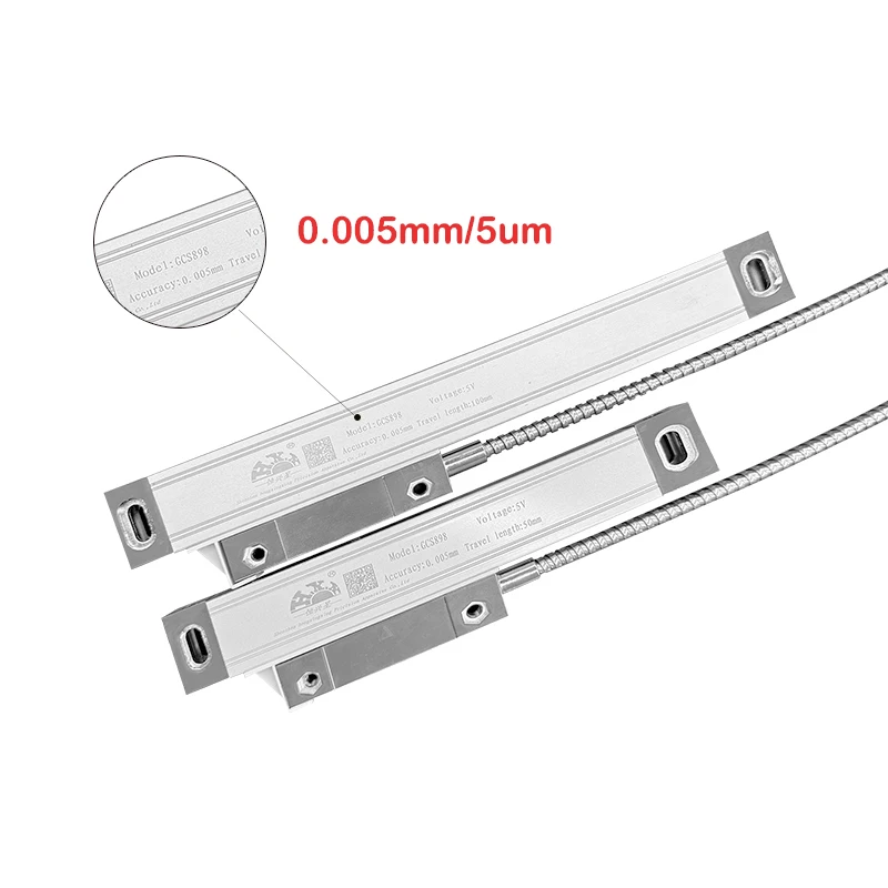 HXX Best Price High Precision Linear Scale 5micron TTL Linear Encoder 100 150 200 250 300 350 400 450 500mm Optical Linear Ruler