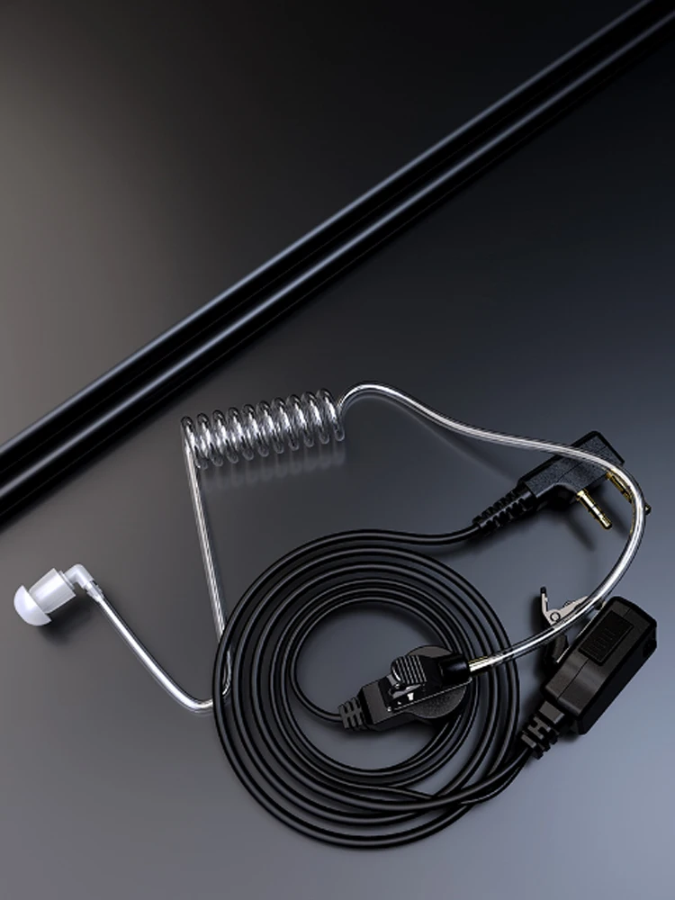 Quansheng UV-K5 Headset Headphone Earphone Baofeng UV5R Walkie Talkie Kapset For Kenwood UV-5R UV82 UV-17 Radio Commutator