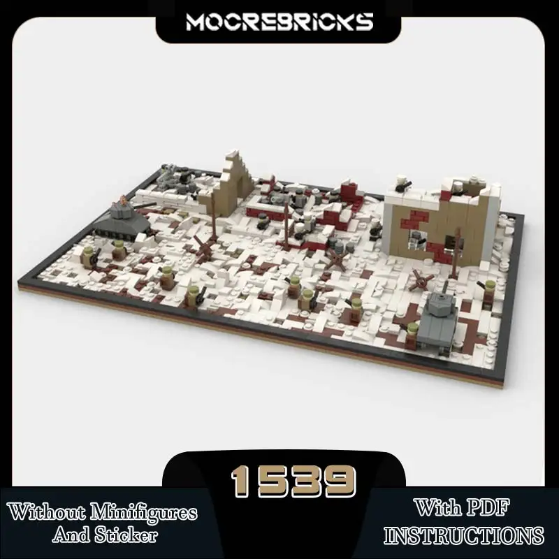 MOC-199306 Medieval Modular Architecture Popular Building Blocks Model Kits High-difficulty Puzzle Bricks Toys Kid Holiday Gifts