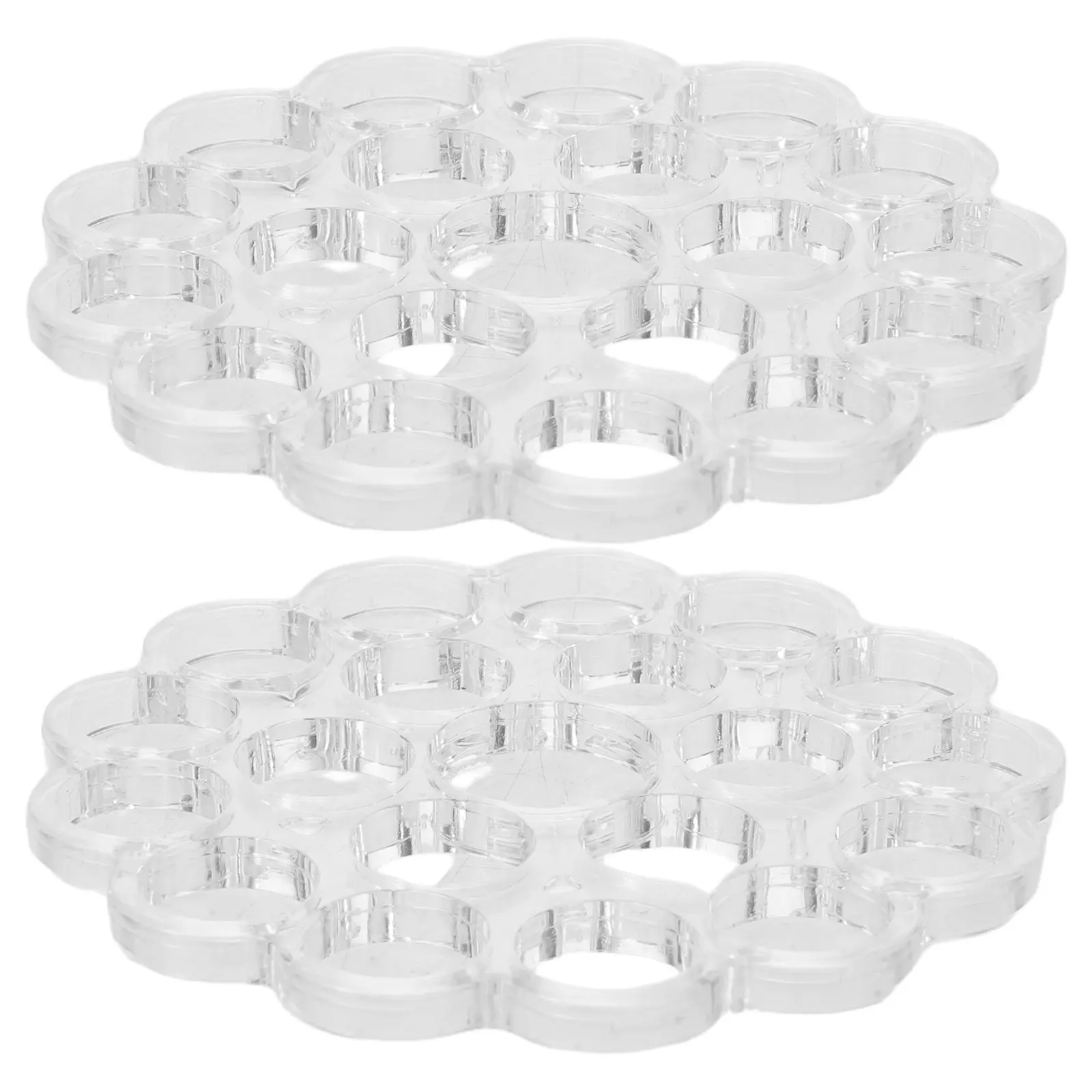 

2Pcs Vase Flower Holder Insert Spiral Flower Grid for Fresh Artificial Flowers Stable Stem Positioning Reusable Floral Design