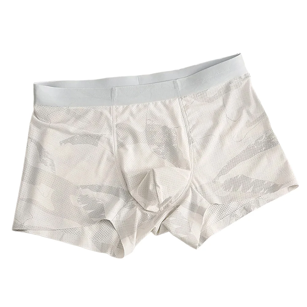 

Homewear Underpants Mens Boxer Briefs Casual Wear High Elastic Waistband Multiple Sizes Pouch Design Soft Material