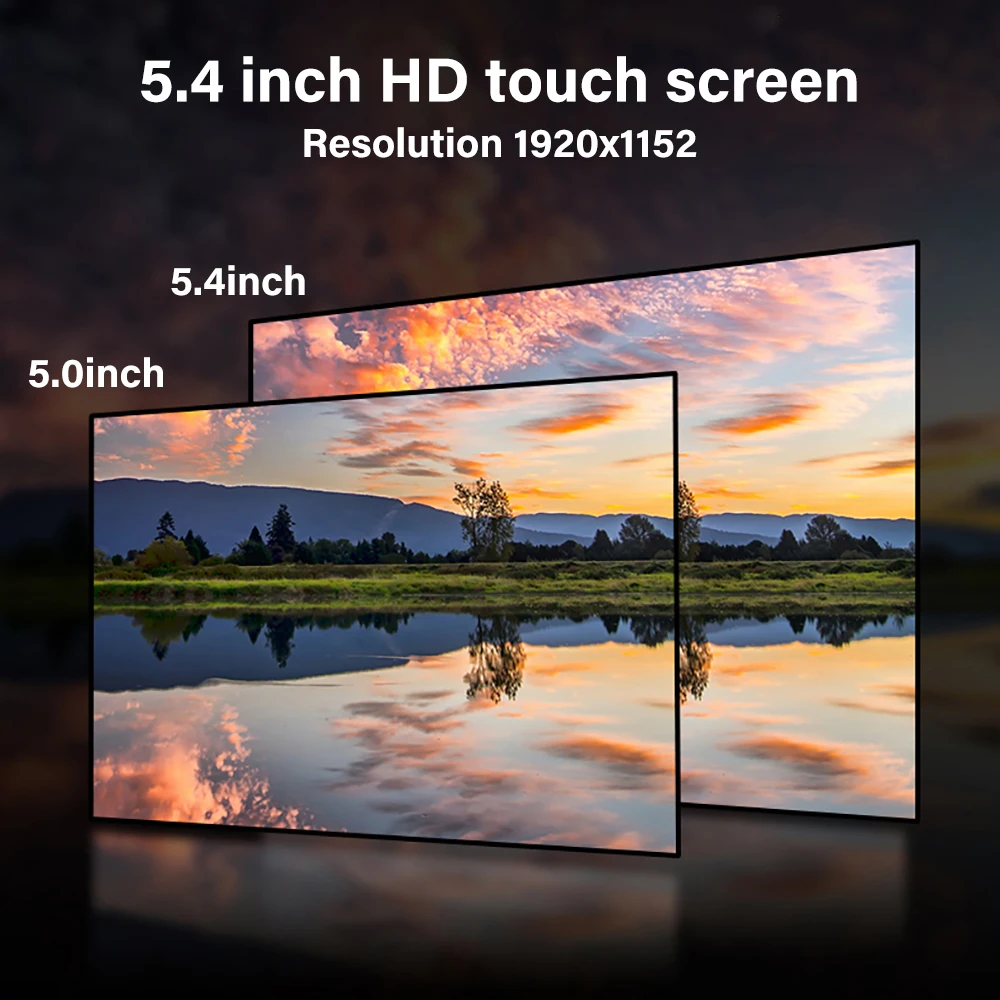 4K OTDR IP CCTV Fiber Tester 5.4in Multifunction OTDR Optical Time Domain Reflectometer 2+8GB Camera Tester with VFL LS OPM Map