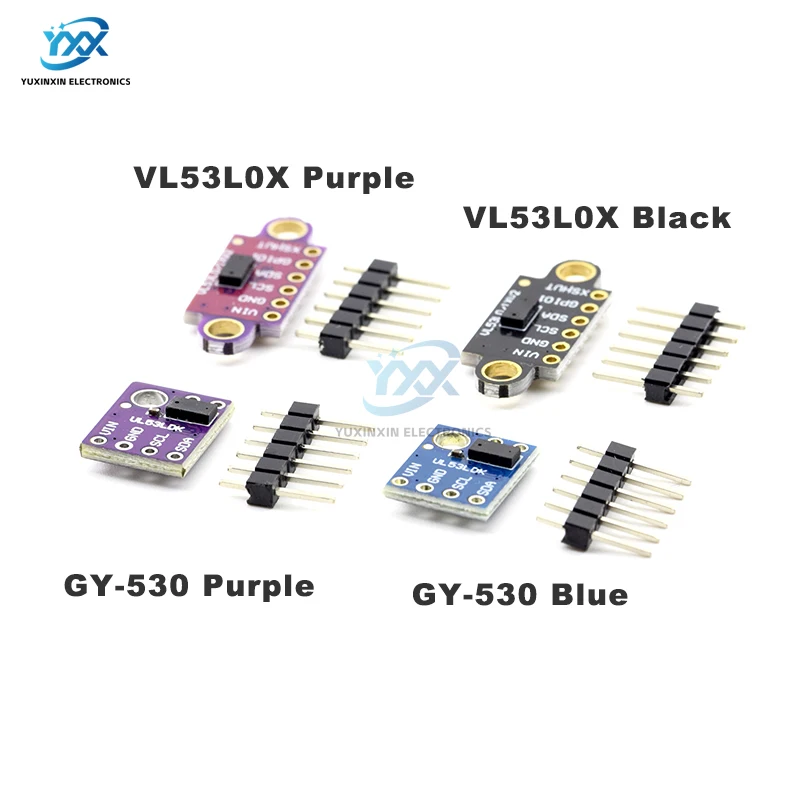 1PCS GY-VL53L0XV2 VL53L0X Time-of-Flight (ToF) Laser Ranging Sensor Breakout Module 940nm I2C IIC 3.3V/5V Laser Distance