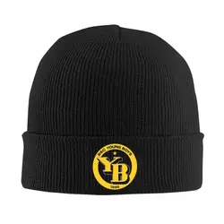 BSC Young Boys Swiss Football Sports Fans Bern Switzerland Warm Knitted Cap Bonnet Hat Autumn Winter Beanies Hats for Unisex