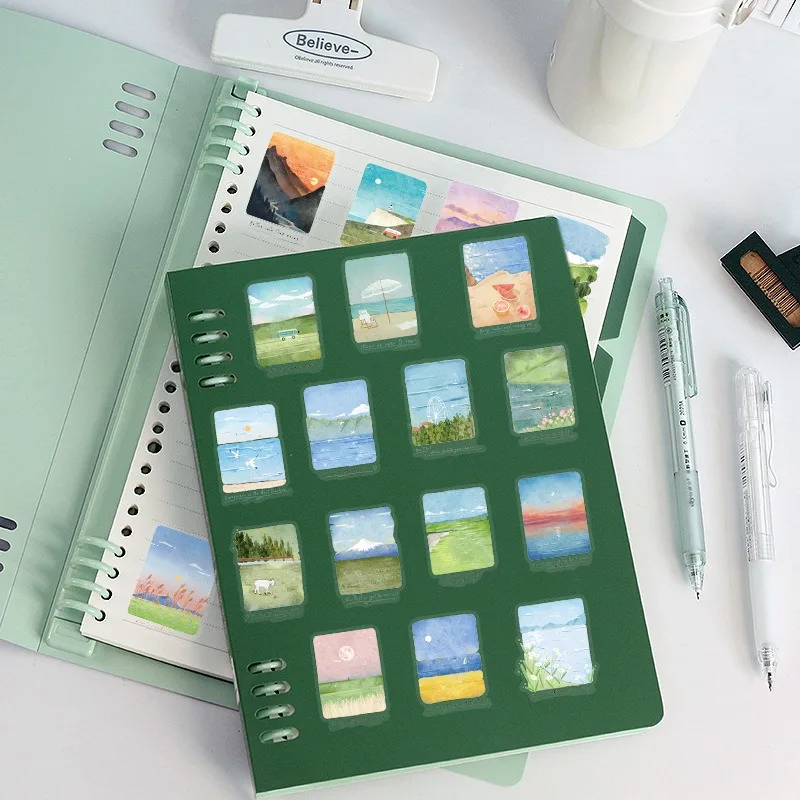 50枚入り 漫画風 個性的なクリエイティブPET風景グラフィティデコレーションステッカー