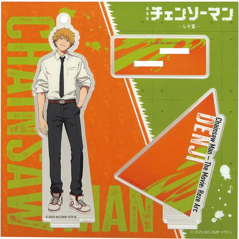 Novo denji pochita makima hayakawa aki power cosplay ornamentos acrílicos anime motosserra homem suporte figura fãs presentes 15cm