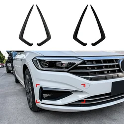 For Volkswagen Sagitar Jetta MK7 2019 2020 2021 Front Bumper Splitter Fog Lamp Grill Spoiler Cover Air Vent Wind Knife Body Kits