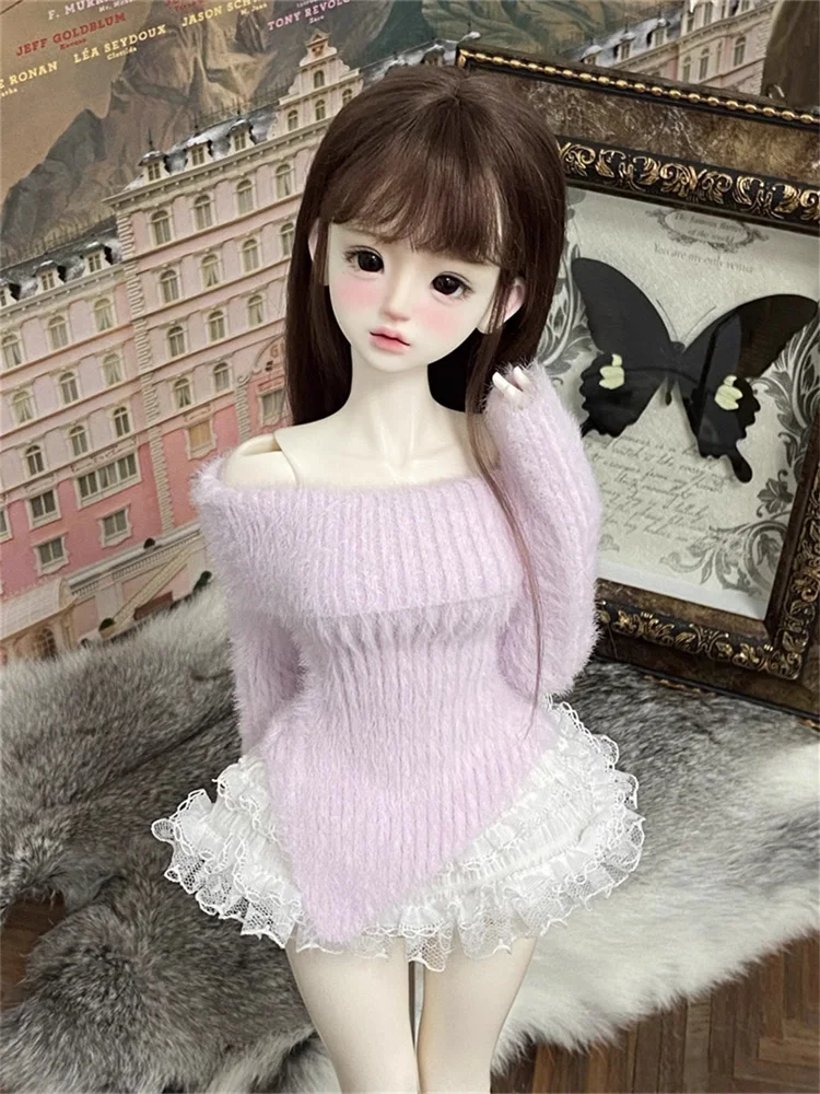 ملابس دمى BJD لدمى 1/4 تنورة حلوة سترة دمى إكسسوارات الملابس (باستثناء الدمى) #5