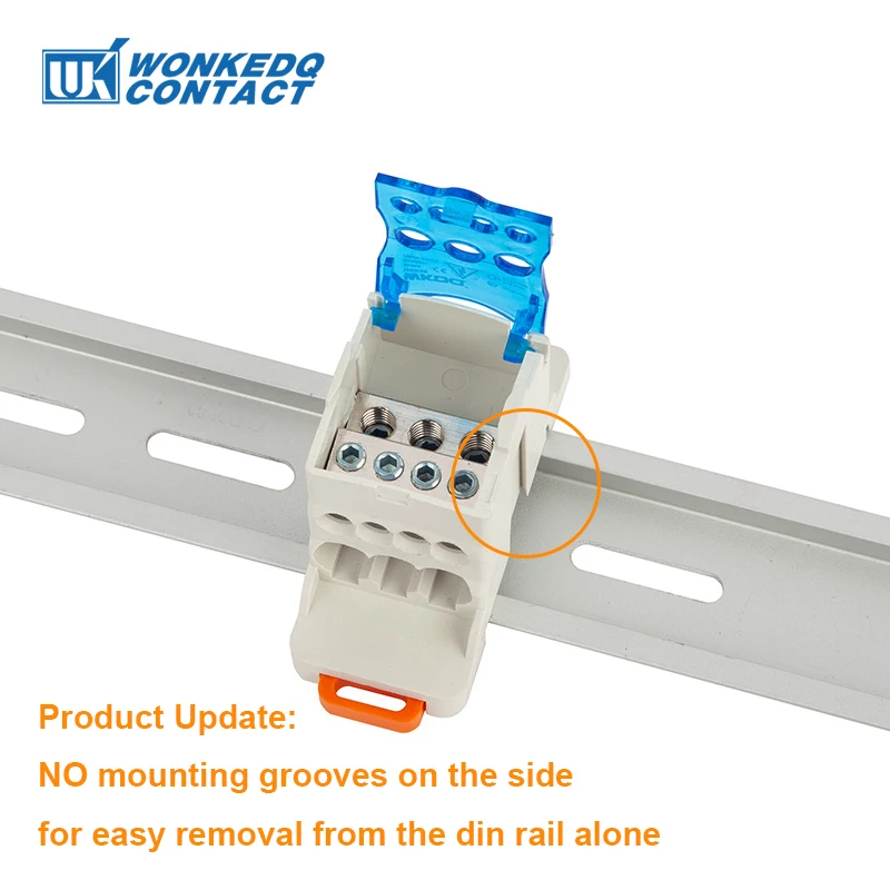 1Pc UKK250A UKK-250A Junction 1 In 11 Out Universal Wire Electrical Connector Din Rail Terminal Block Power Distribution Box