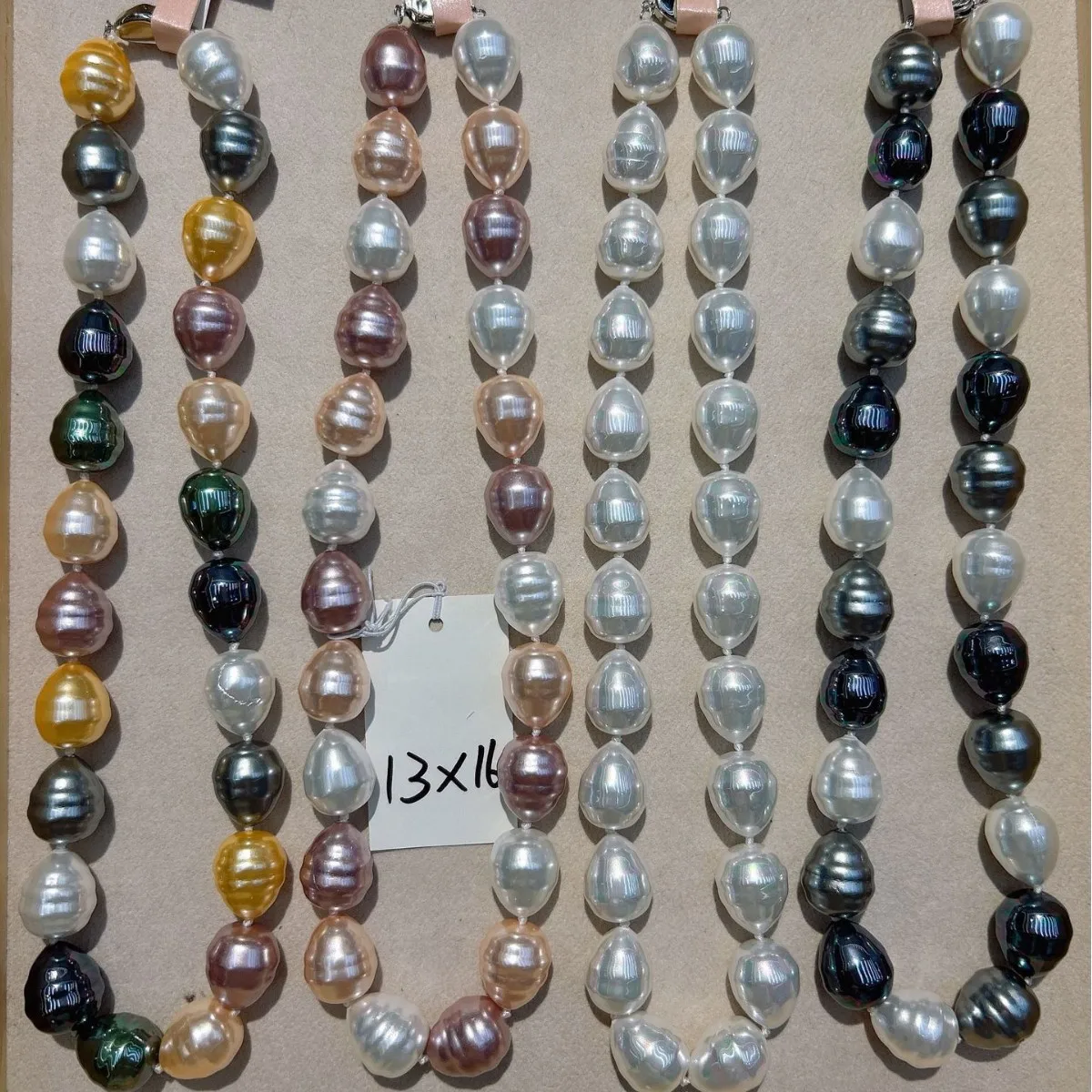 Fashion Handmade Shell Pearl Necklace, Colorful Beaded Twist Cord, Elegant Everyday Choker