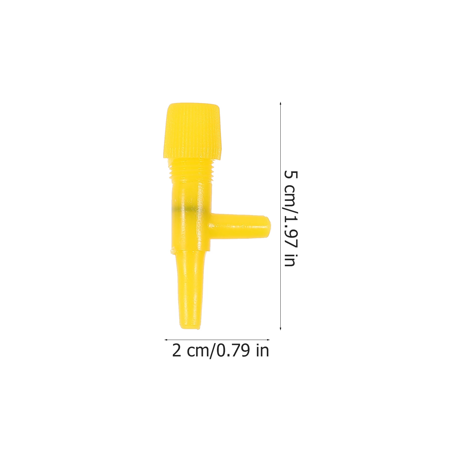 

20pcs Air Regulating Valve Oxygen Pump Fish Tank Aquarium Control Volume Plastic 4mm Tube Easy Install Stable Practical Design