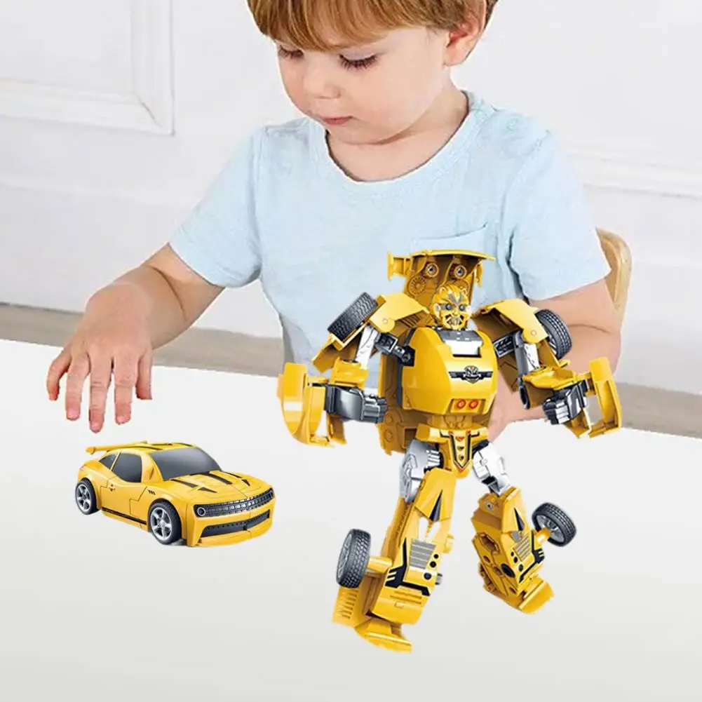 Kids Robot Car Toy Kids Race Car Toy Drive Transforming Robot Car Toy for Kids Deformation Vehicle Model Action Figure for Boys