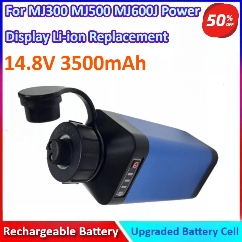 

14.8V 3500mAh Fishing Reel Battery for MJ300 MJ500 MJ600J Power Display Li-ion Replacement, Compatible with Daiwa Shimano Reels