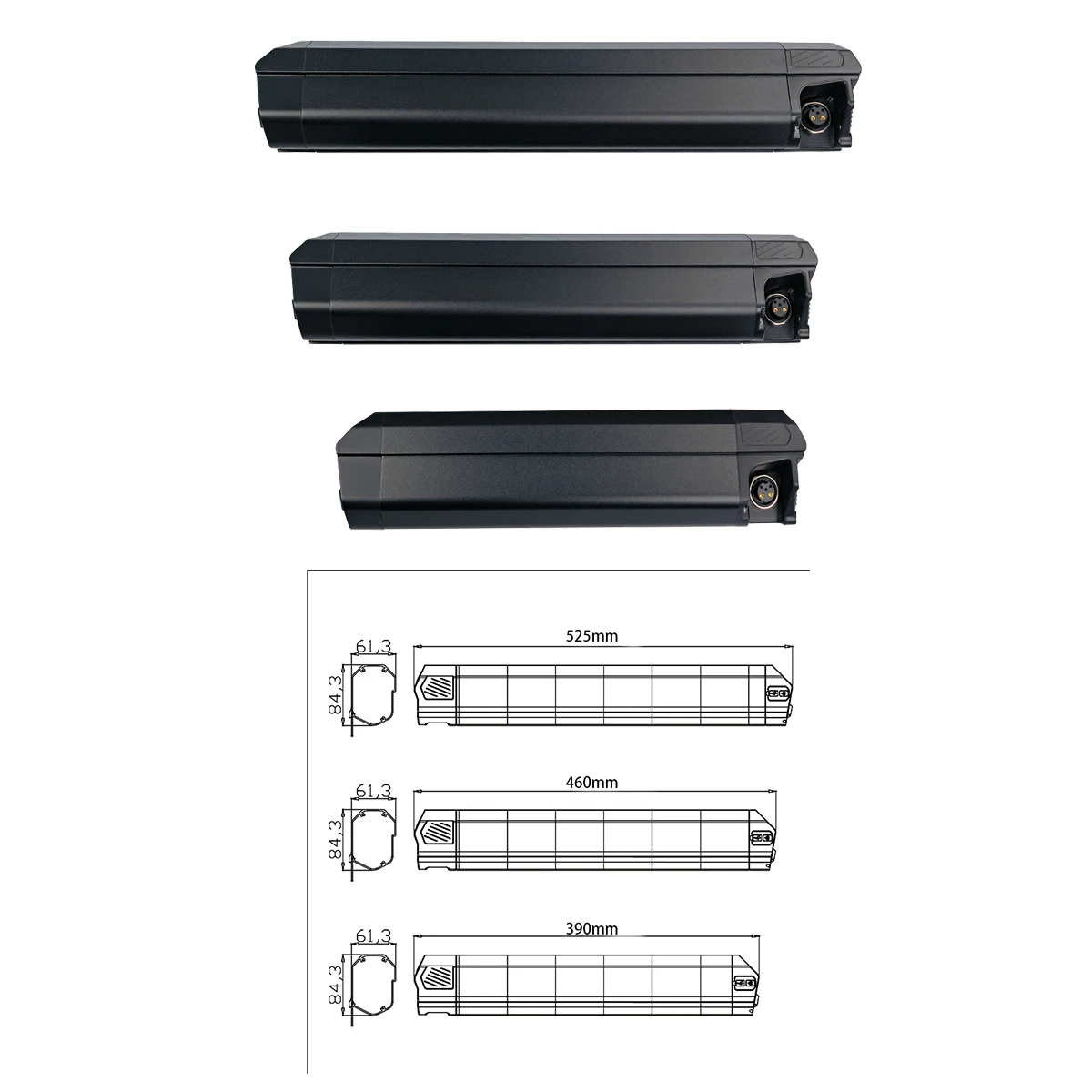 

Sunlight 2 Semi-integrated 36V 10.4Ah 12.8Ah 14Ah 17.5Ah Down tube Battery for 250W 350W 500W Lankelei XC4000 Akku Replacemment