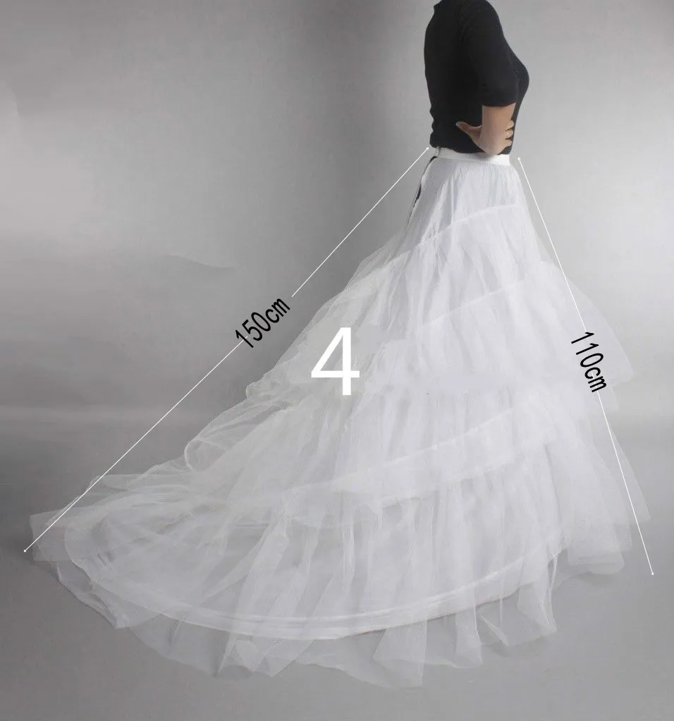 Free Shipping Cheap White Petticoat Underskirt DongCMY For Ball Gown Wedding Dress Mariage Underwear Crinoline Accessories