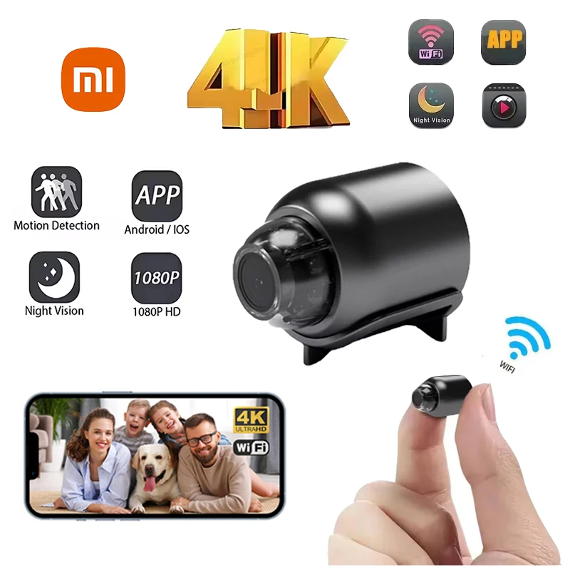 

Xiaomi X5 Mini HD Camera Wifi Wireless Night Vision Motion Detection Camera Baby Monitor Home Security Camera Video Recorder