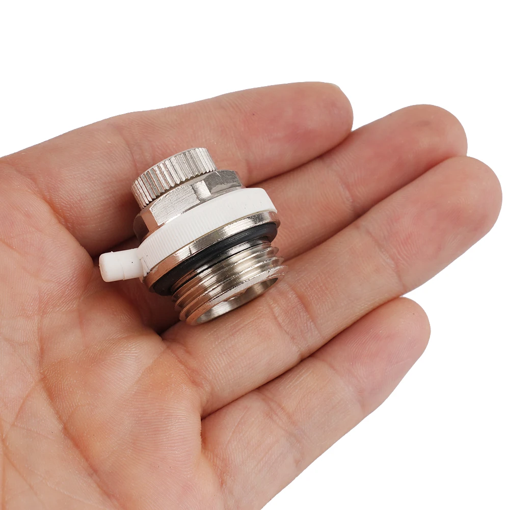 Válvula de radiador de purga automática con 1/2 para rosca BSP y función de apagado automático para calentamiento de ahorro de energía Oferta en 1/2/3/5 piezas