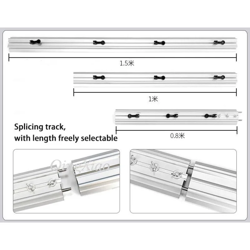 Aluminum Alloy Rail Manual Track Push Cutter High Precision For Ceramic Rock Slab Stone Tile Cutting Decoration Equipment