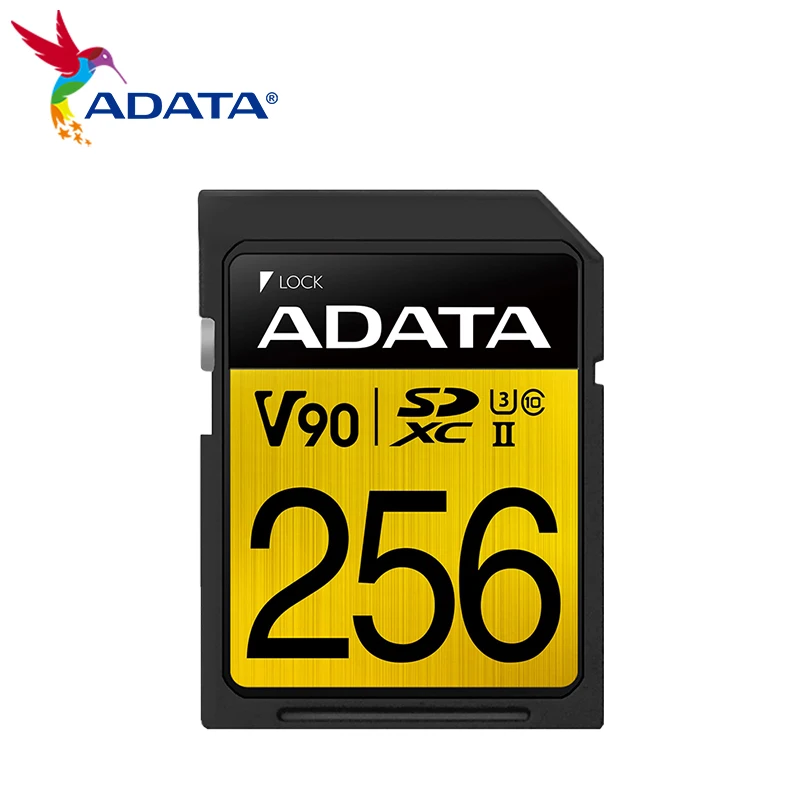 ADATA Premier ONE SDXC UHS-II U3 Class 10 Memory Card 256gb 128gb 64gb V90 8K Ultra HD Professional SD Card for Cameral Original