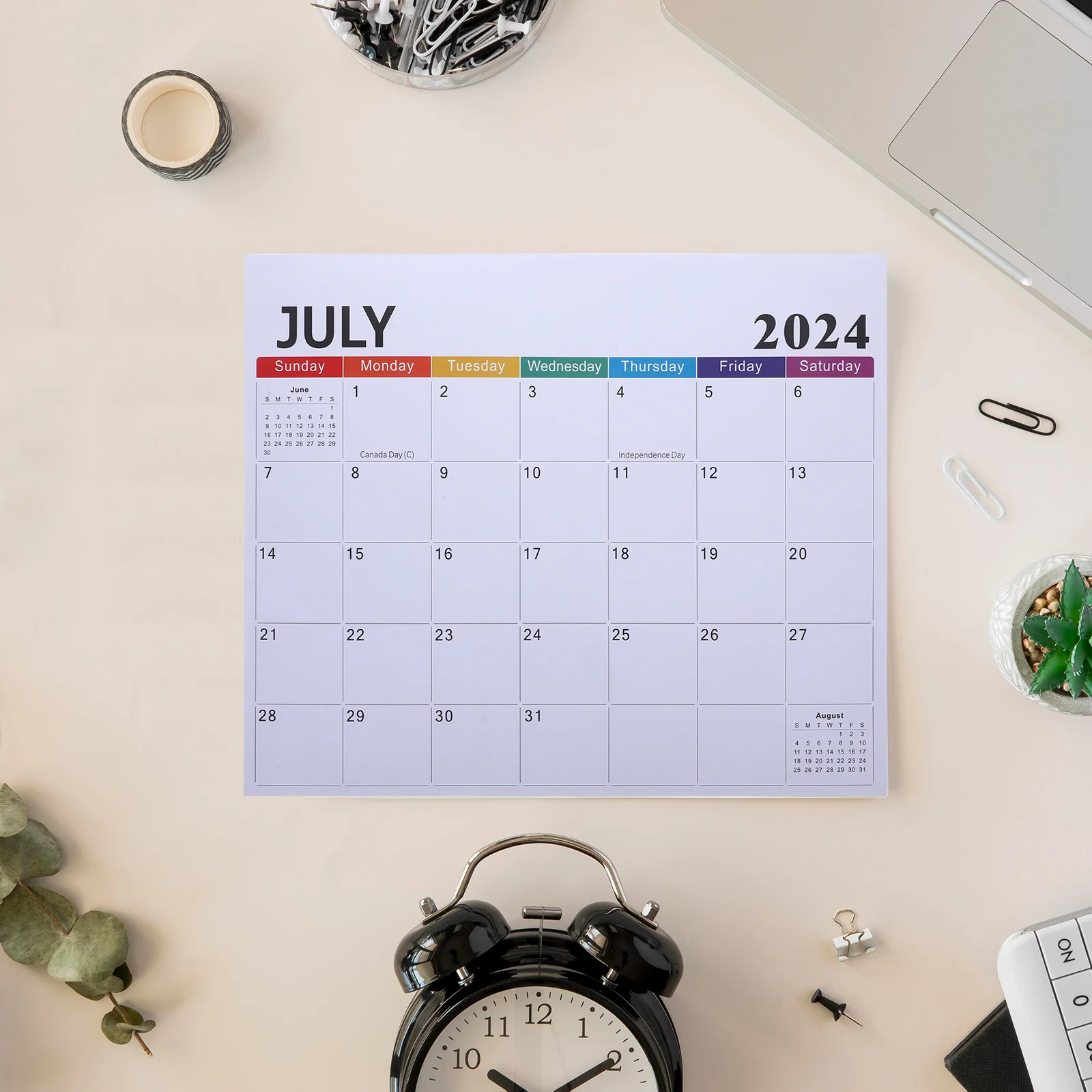 

Магнитный календарь для холодильника 2024, 2024, большой размер, английский планировщик, бумажный материал, идеальный подарок, офисное домашнее использование