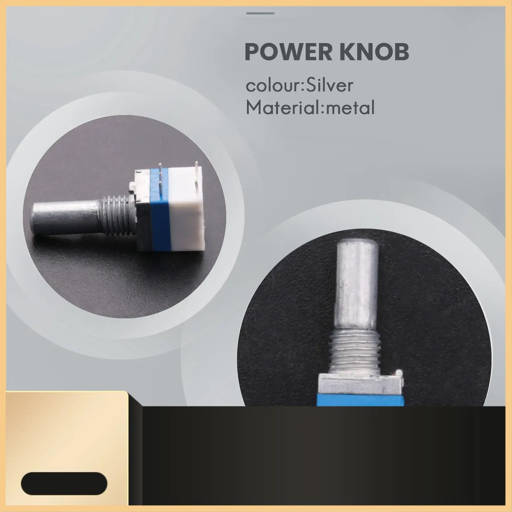 5Pcs Power Knob Vol… - image