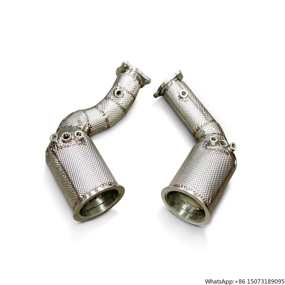

Stainless Steel Performance Car Accessories Suitable for RS5 2.9T 2019-2022 Catted Drain Pipe Catalyst Exhaust Drain Pipe