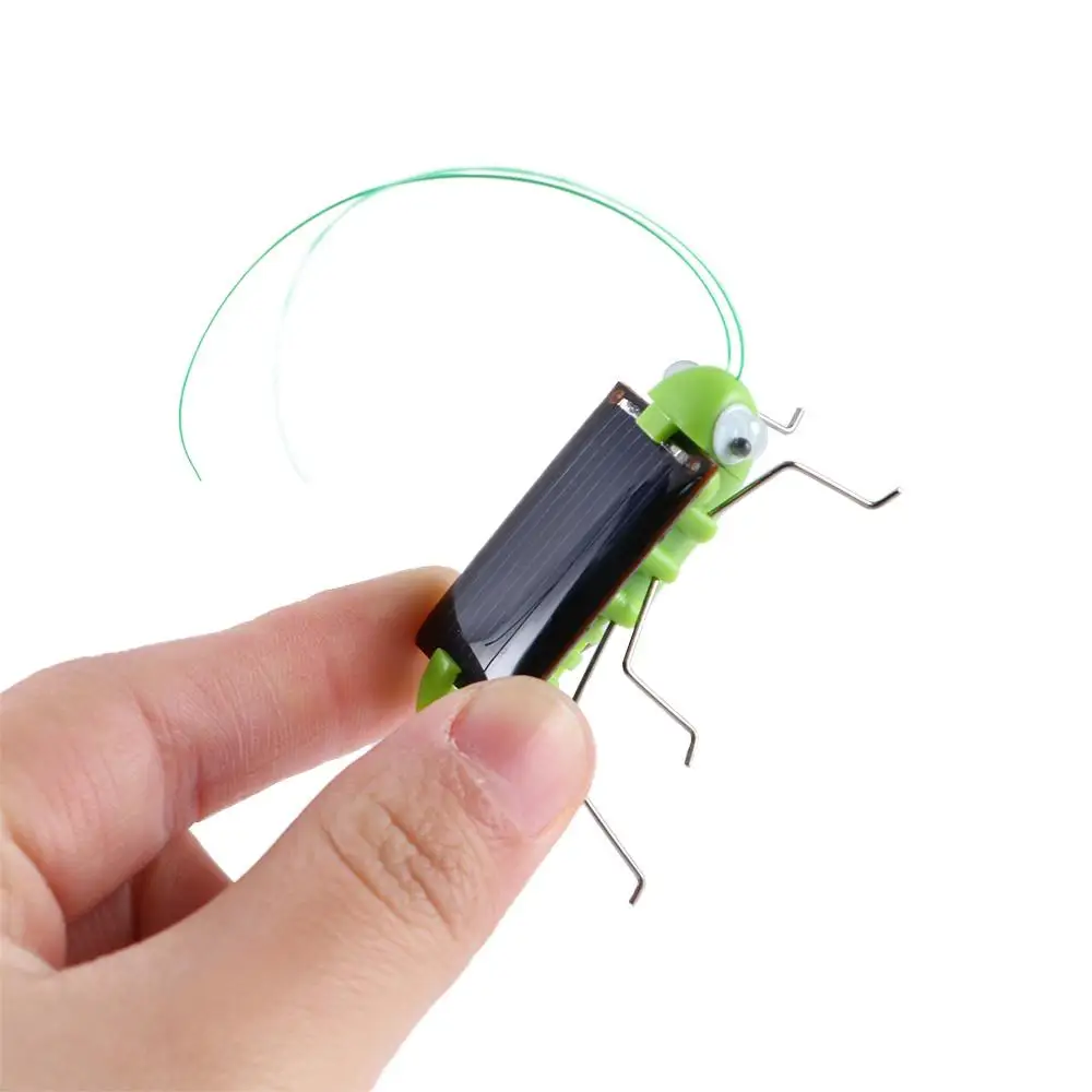 Educational for Baby Mini Toy Kids Toy Solar Power Insect Solar Energy Cricket Solar Power Grasshopper Solar Grasshopper