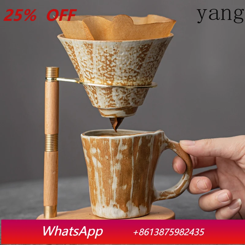 

A new vintage hand-brewed coffee cup with a high-end feel, a Japanese-style retro household ceramic mug