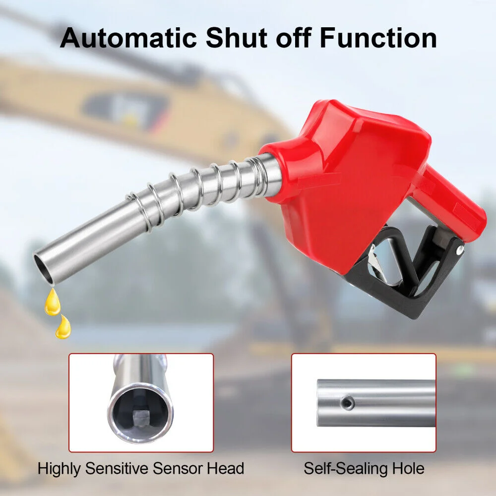 Stainless Steel refilling nozzle gun Automatic Cut off Fuel Refilling Nozzle Diesel Oil Dispensing Tool Oil Water Refueling Gun