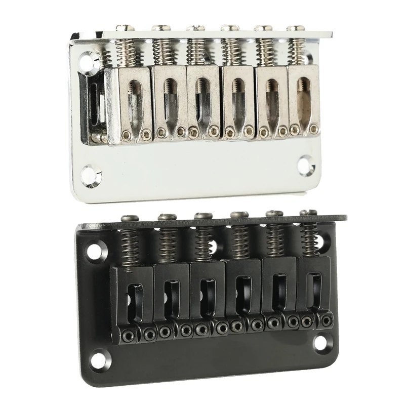 ABXH 6 سلسلة الغيتار السروج جسر مع مسامير استبدال جسر الغيتار الكروم للملحقات ، جسر تحميل الغيتار العلوي