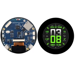 2.1-inch round touch screen development board ESP32-S3 chip WiFi/BLE5 on board QMI8658 six-axis sensor