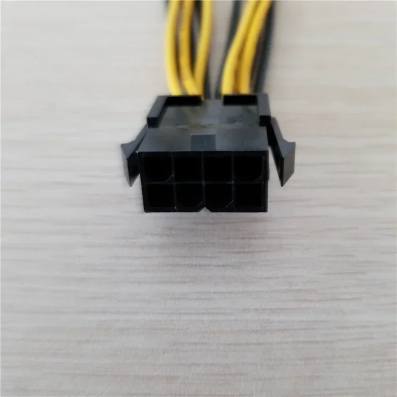 Computador CPU 8Pin para Placa Gráfica de Vídeo, Duplo PCI-E PCIe, 6Pin + 2Pin Cabo Divisor de Alimentação, 18AWG Fio, 20cm