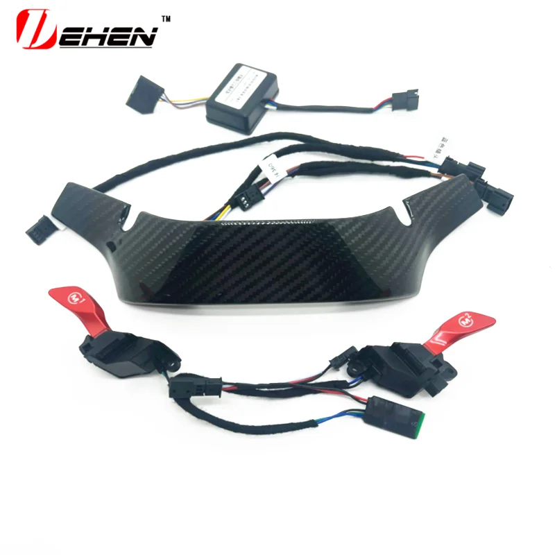 

Рулевое колесо из углеродного волокна M1 M2, модуль переключения спортивного режима для BMW G20 G22 G26 G42 G30 G32 G01 G02 G05 G14 G12