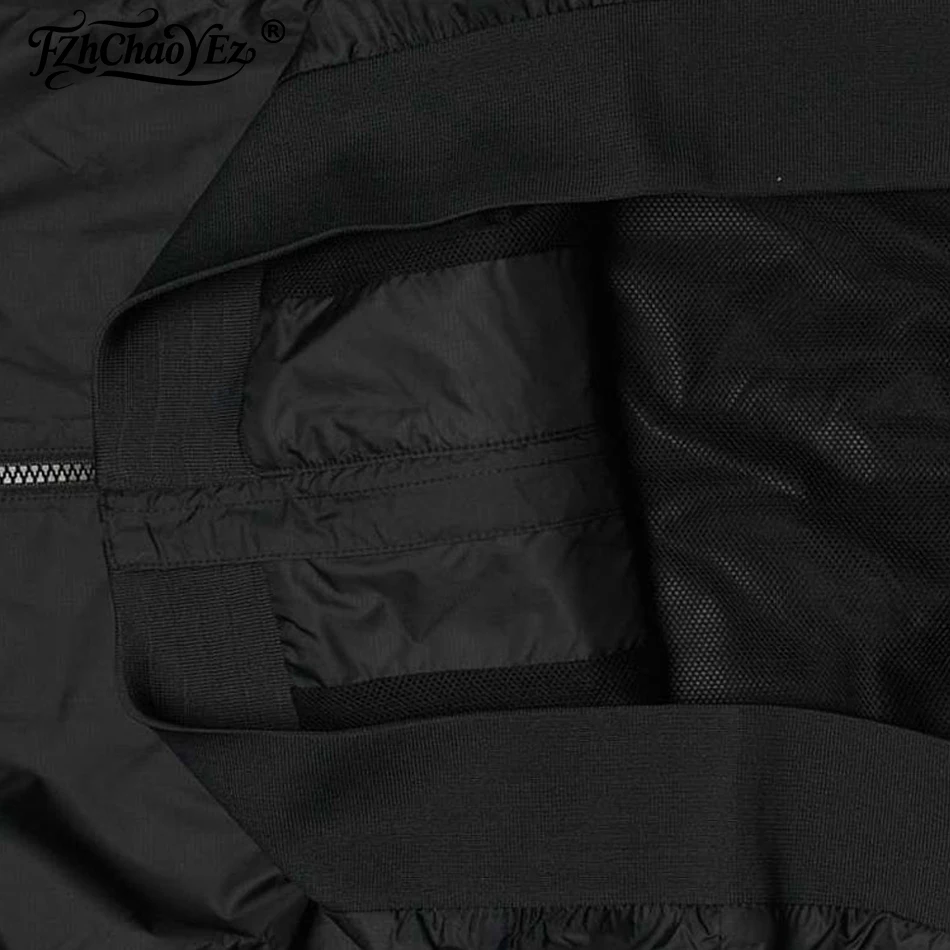 Custom Your Logo Men Spring and Autumn Zipper Printing Sports Harajuku Windbreaker DIY Design Hooded Hoodie Tops