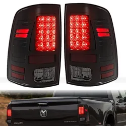 2pc Car Tail Light Assembly For Dodge Ram 1500 2500 3500 2009-2018 Rear Brake Parking Lights Taillights Plug And Play