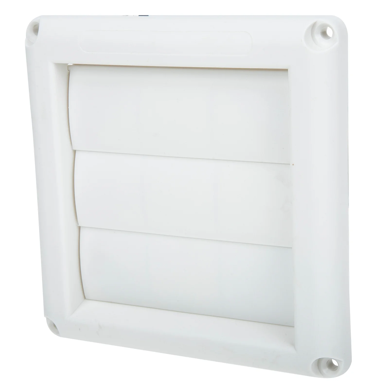 Louvered Vent Cover Plastic Exhaust Duct Weather Proof Window Blind Air for Exterior Wall External Outlet Airflow Dryer