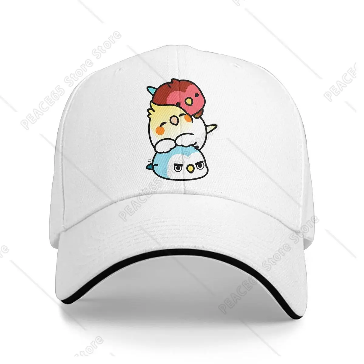 Pure Color Dad Hats Cody And Friends Dango Men'S Hat Sun Visor Baseball Caps Parrot Birds Pet Peaked Cap