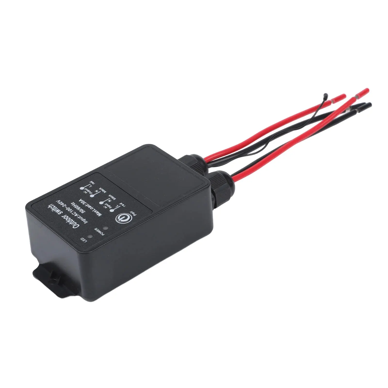 Waterproof Radio Remote Control Switch AC110-240V 30A for Use in Wet Environments with Protection Against Rain Sand and Dust