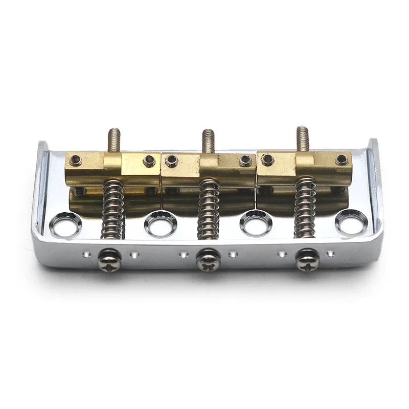 Dual Load Guitar Bridge with Cut-down Sides, Compensated Brass Saddles for FD TL Guitar