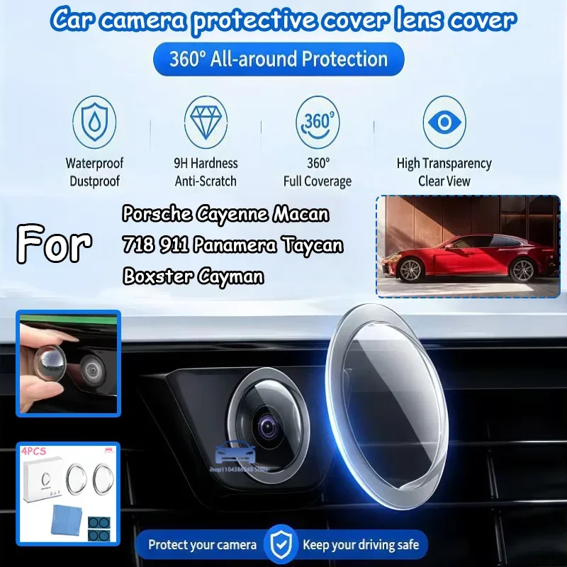 

Car Camera Lens Protective Guard Cover 4Pcs For MINI Cooper One Clubman Countryman Cabrio JCW Paceman Accessories