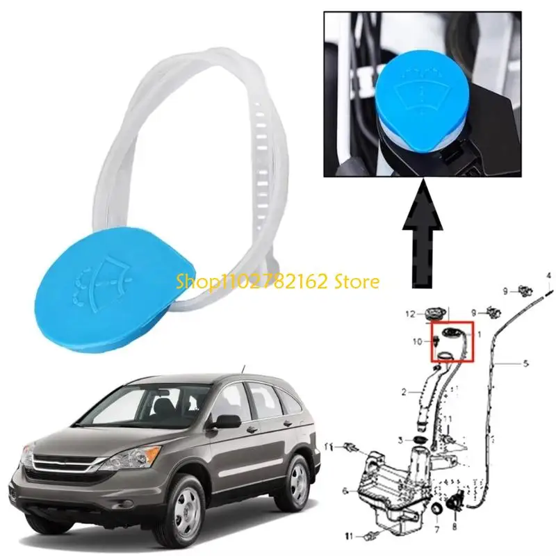 

547B Easy installs Windshield Fluid Cap Weather Resistant Lid for Automotives Use Use