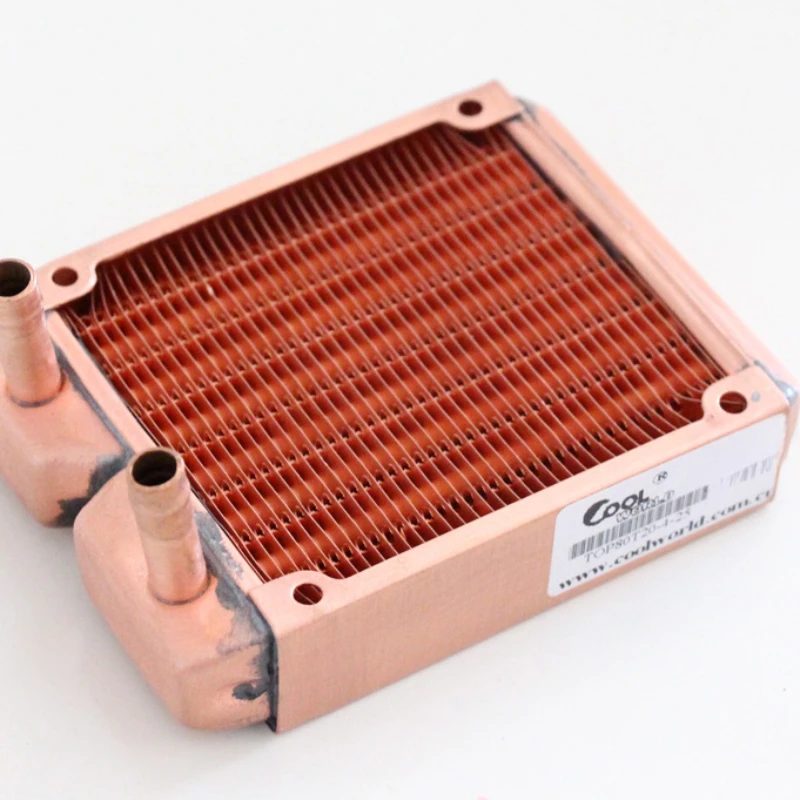 80 copper water cooling heat exchanger liquid cooling tower head