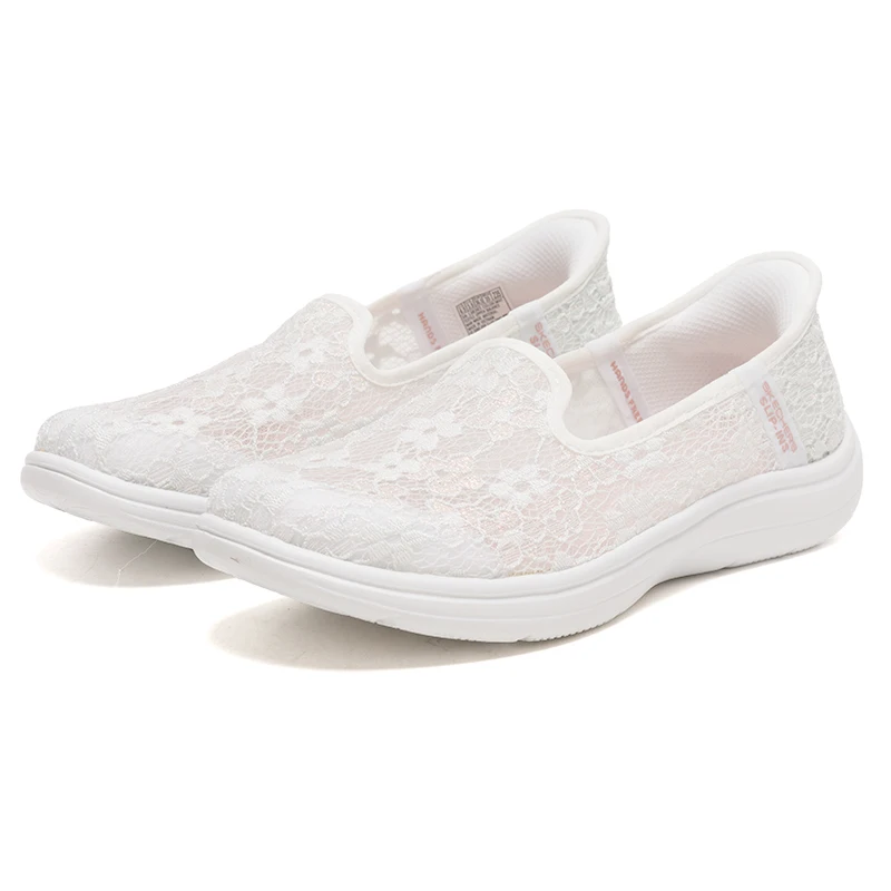 Skechers Women's Casual Shoes Cushioning Comfortable Shallow Mouth Single Shoes Women's Walking Shoes Daily Sports Shoes 138363-Wht