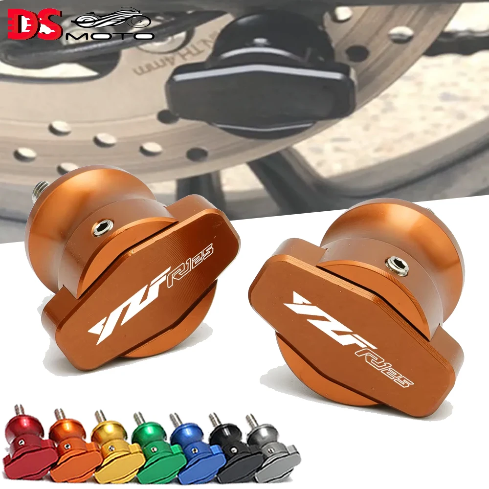 

M6 For Yamaha YZFR125 YZF R125 YZF-R 2011- 2023 2024 2025 7Colors Motorcycle Swingarm Spools Slider Stand Screws CNC Accessories