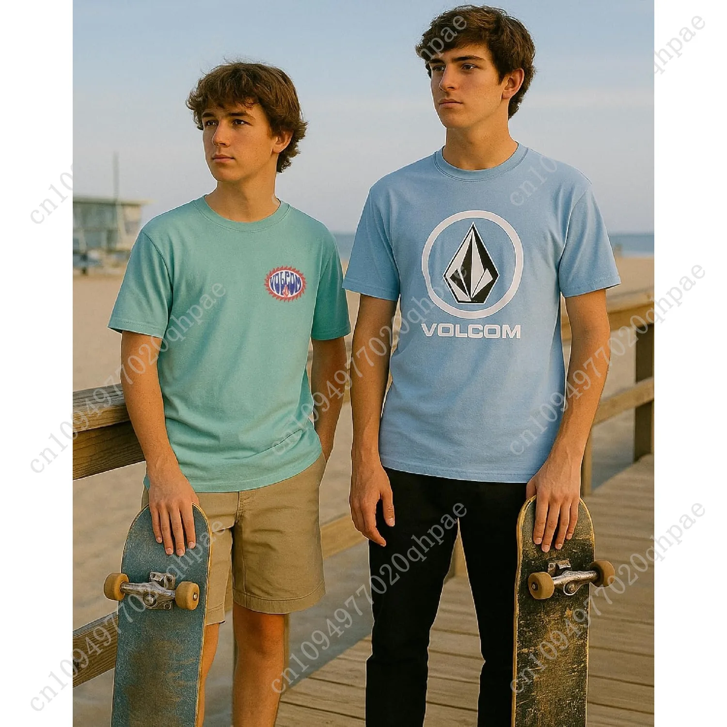 Volcom Jungen-T-Shirt – kurzärmlige Grafik-T-Shirts aus Baumwollmischung für Jungen – coole, lässige Grafik-T-Shirts