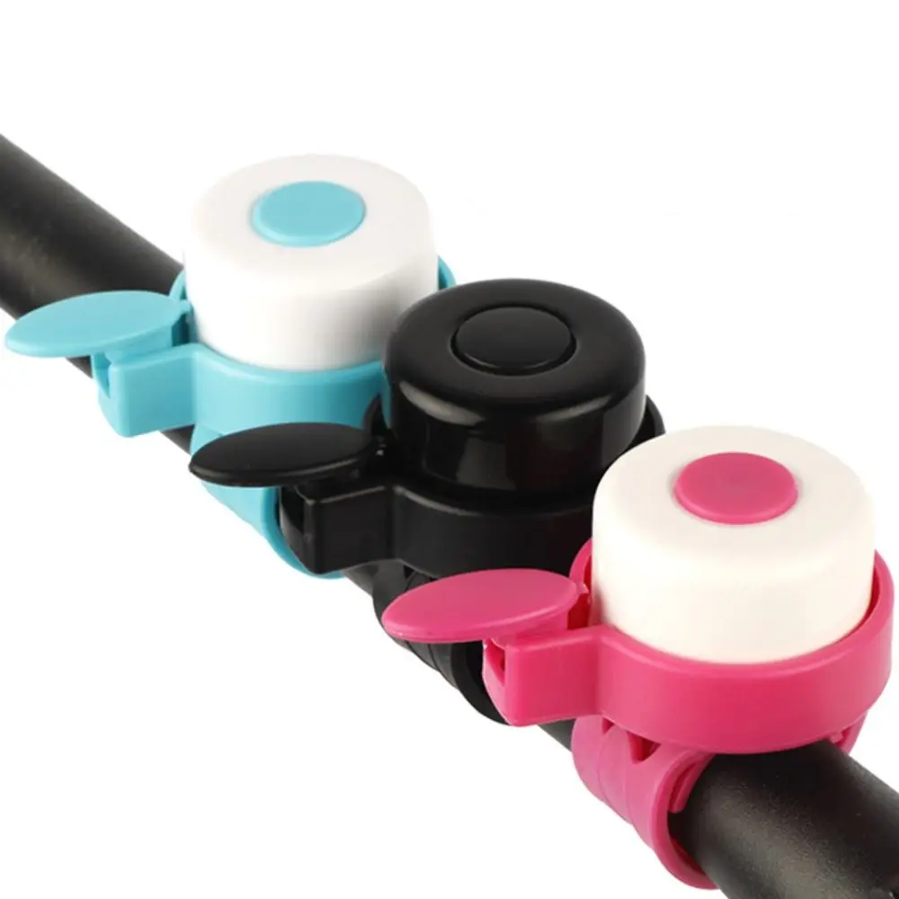 Durable Metal+ABS+TPE Bicycle Alarm Bell Black Blue Pink Lightweight Retro Bells Bike Accessories