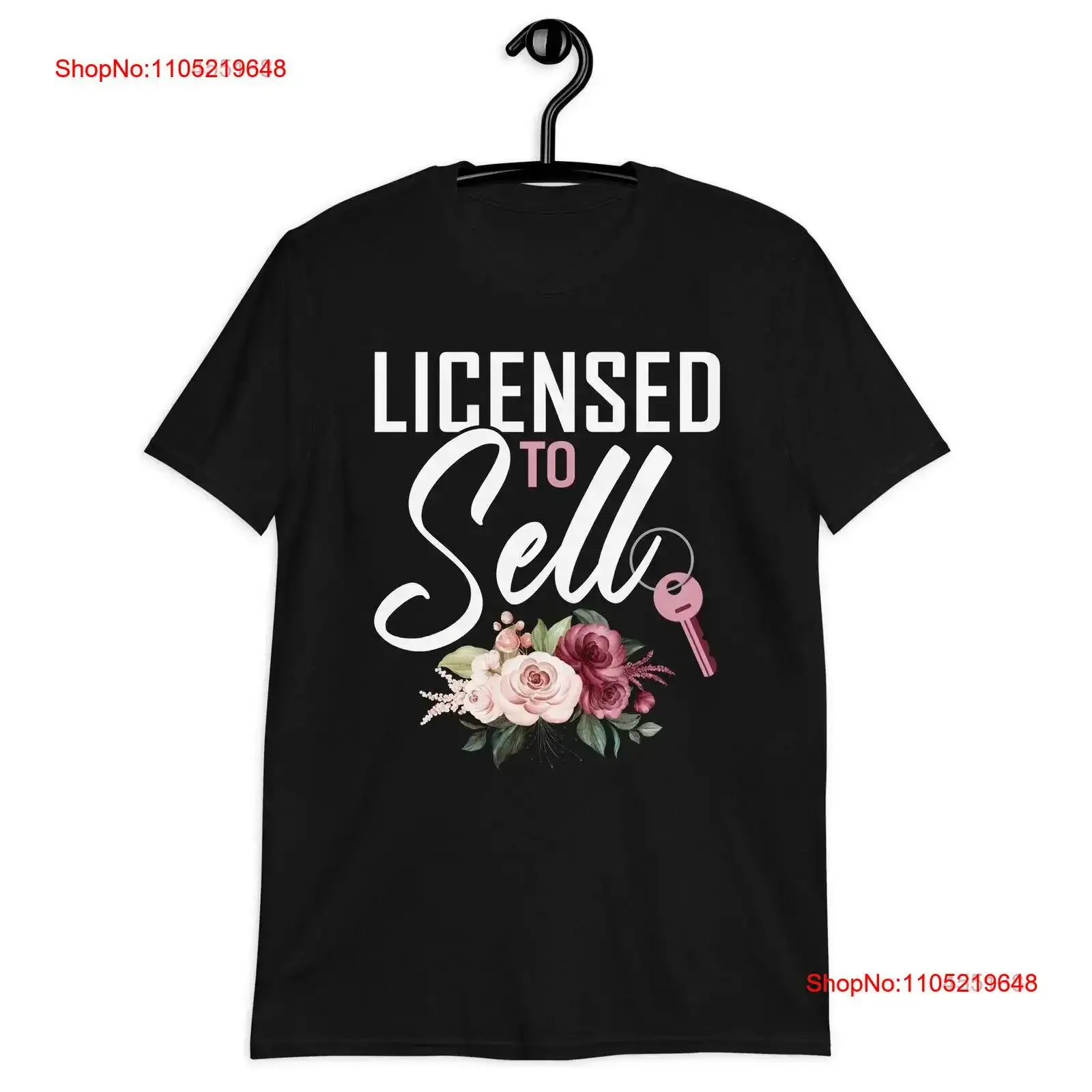 تي شيرت مرخص لبيع ملابس العقارات للنساء ملابس مصممة كلاسيكية مغسولة قابلة للتنفس جرافيك ملابس الشارع الشهير #1