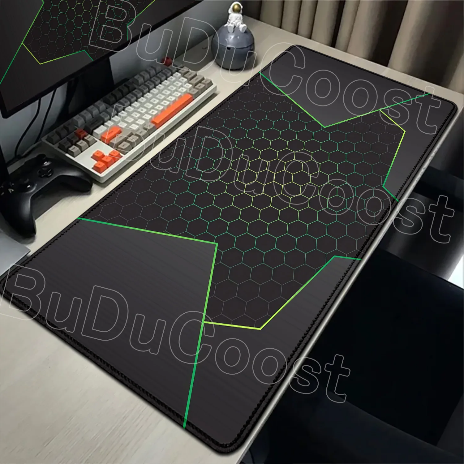 

E-sports Geometric Hexagon Large Mousepad Laptops Non-slip Table Mat Minimalism Keyboard Rug Gaming Mouse Pad Office Accessories